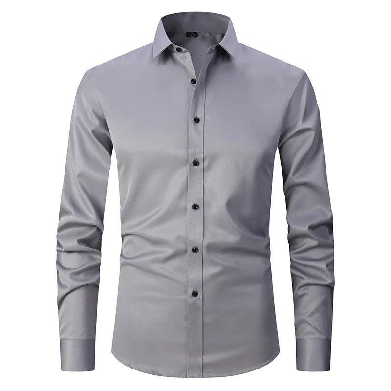 Camisa Social de Algodão Masculina
