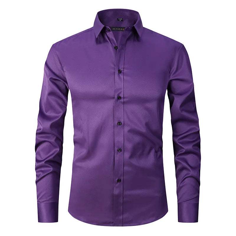 Camisa Social de Algodão Masculina