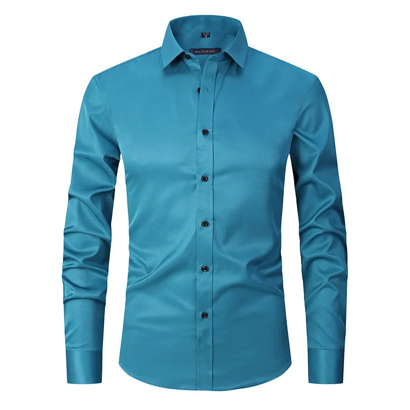 Camisa Social de Algodão Masculina