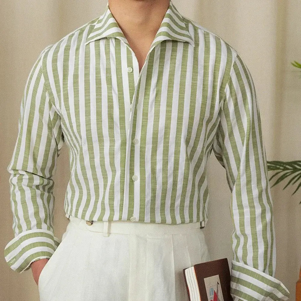 Camisa Social Masculina Listrada