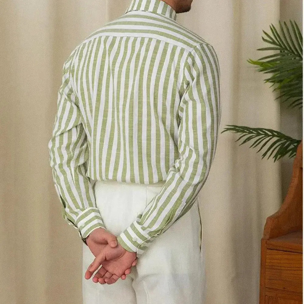 Camisa Social Masculina Listrada