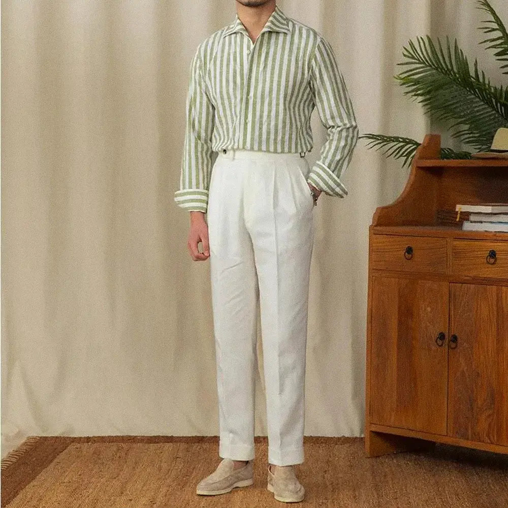 Camisa Social Masculina Listrada