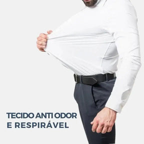 Camisa Social de Algodão Masculina