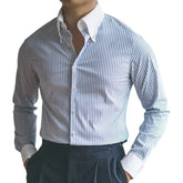 Camisa Social Listrada Masculina